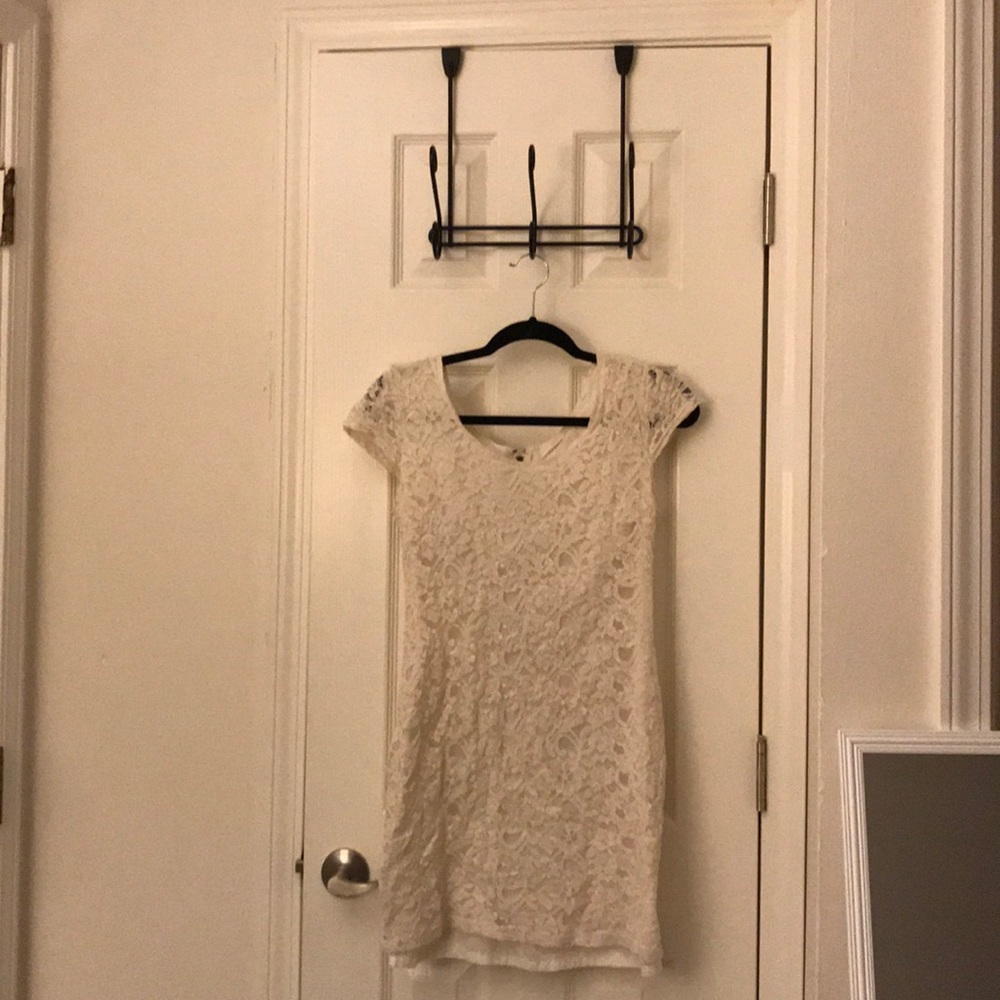 Small lace above the knee dress